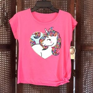 New! Colette Lily Unicorn Sparkle Top